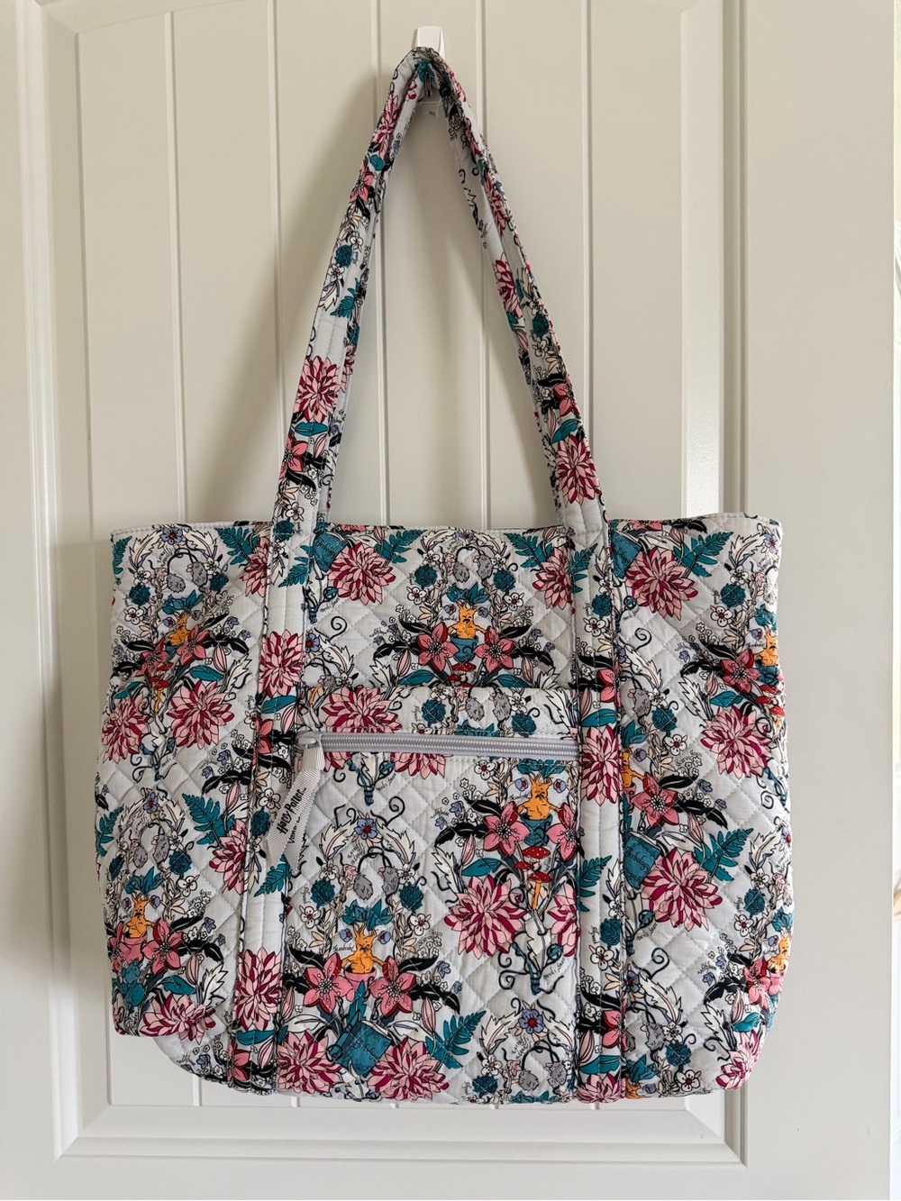 Rare Limited Edition Vera Bradley Harry Potter Herbology Quilted Tote Bag